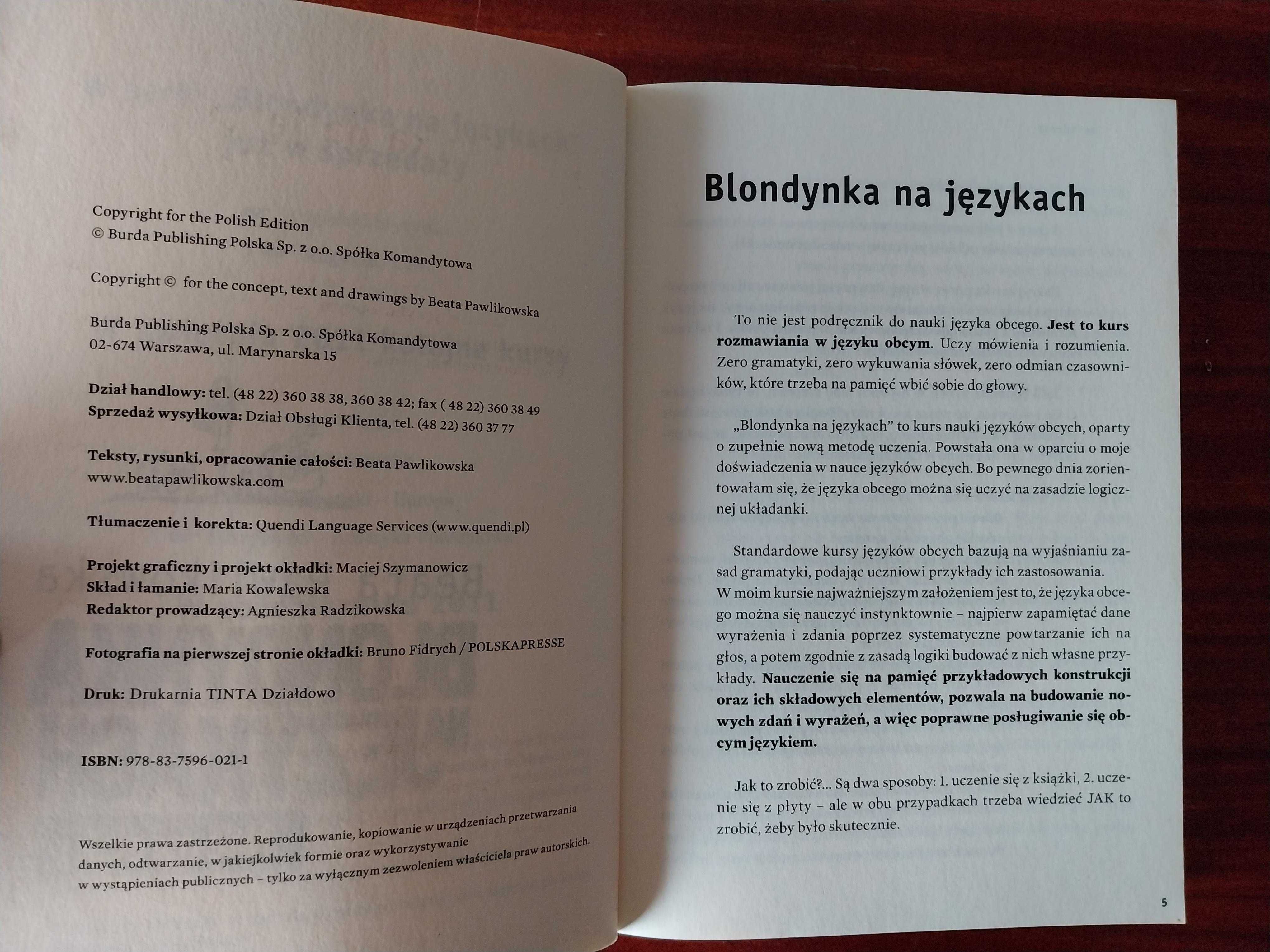 Beata Pawlikowska - Blondynka na językach. Niemiecki (książka + CD)
