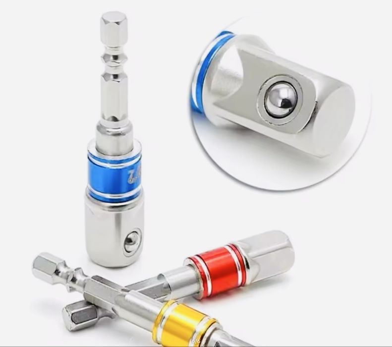 Адаптер з хвостовиком ударного шуруповерта з хвостовиком 1/4 3/8 1/2