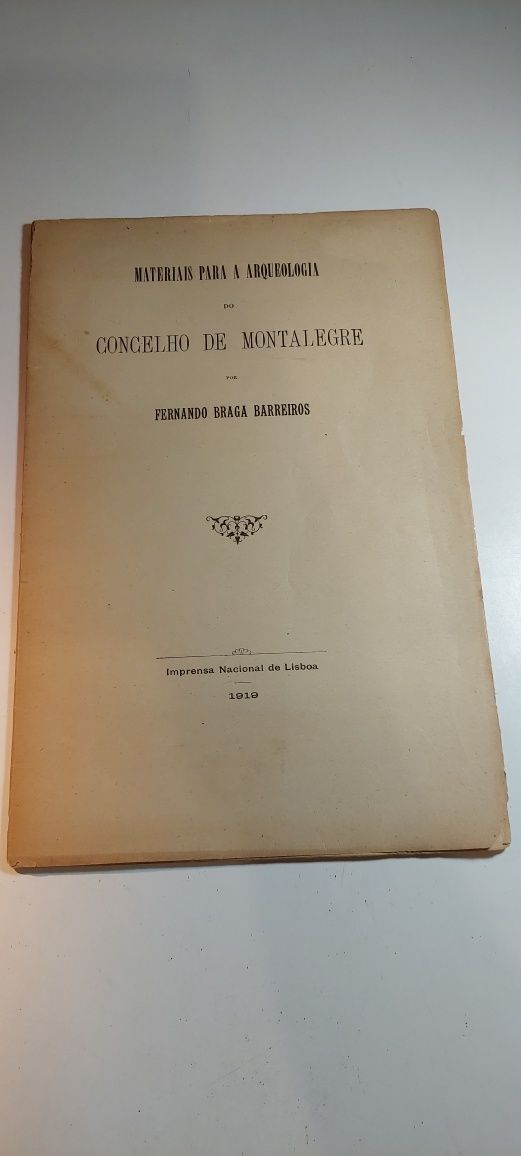 Materiais para a Arqueologia do Concelho de Montalegre (1919)
