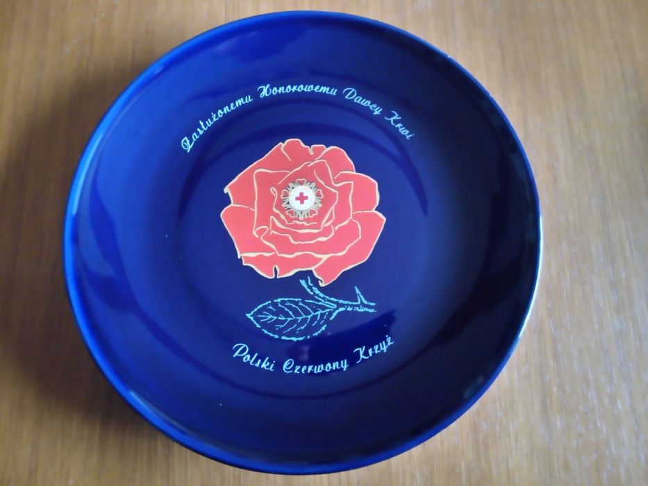 Talerz, patera dekoracyjna dla HDK - sygnowana Pruszków