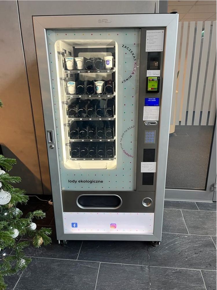 Automat Vendingowy Fas Faster Lodomat Vending Necta Vendo Lody Lodów