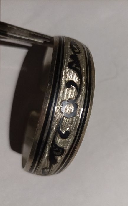 Srebro 875 bransoletka ZSRR w stylu arabskim Hand made silver bracelet