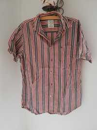 Koszula vintage, Tom Tailor, koszula w paski, koszula z krótkim rękawe
