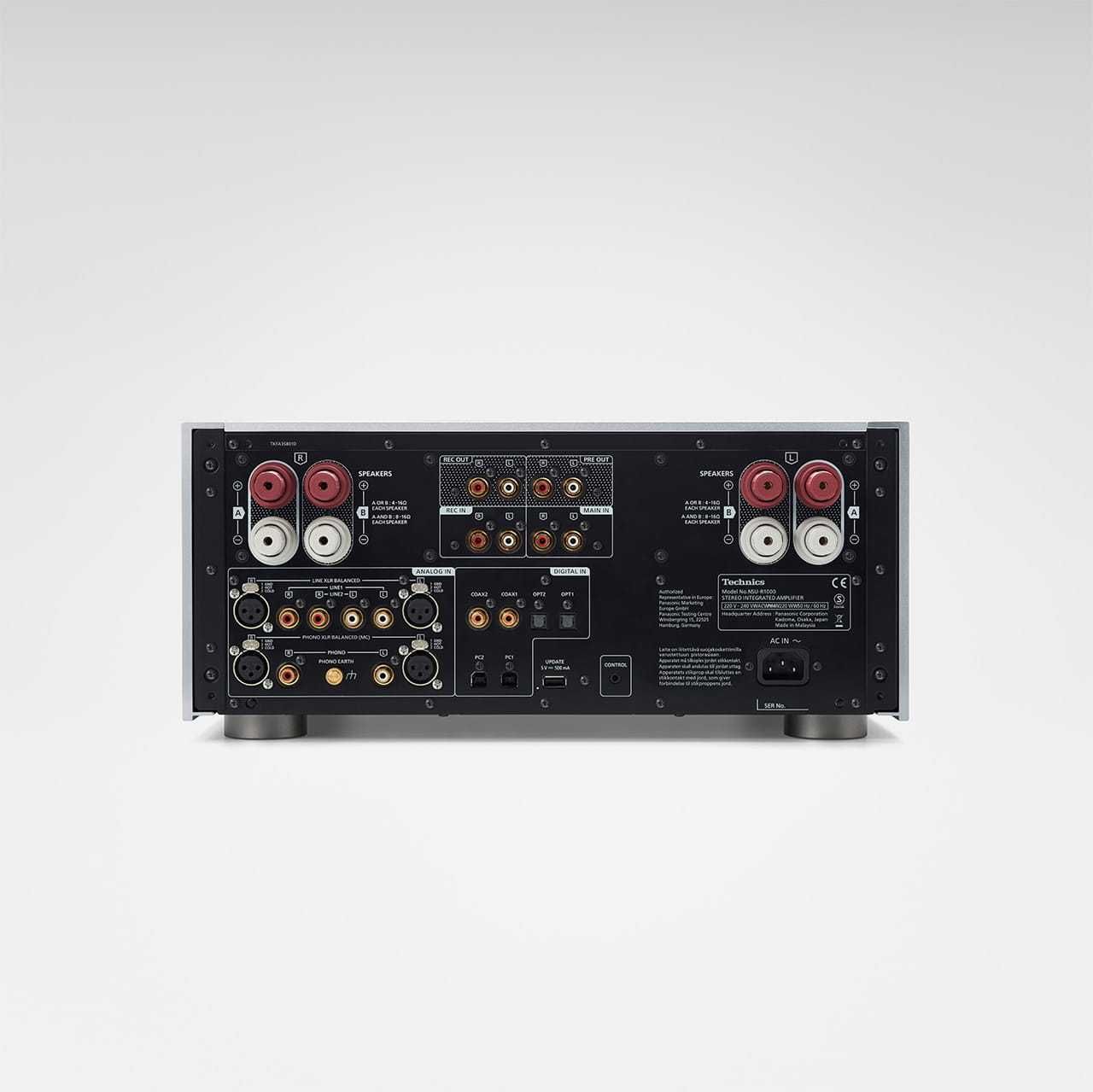 Wzmacniacz Technics SU-R1000E-K / S czarny srebrny
