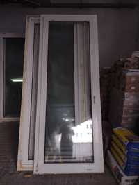 Drzwi balkonowe 102 x 235 cm tarasowe witryna sklepowa