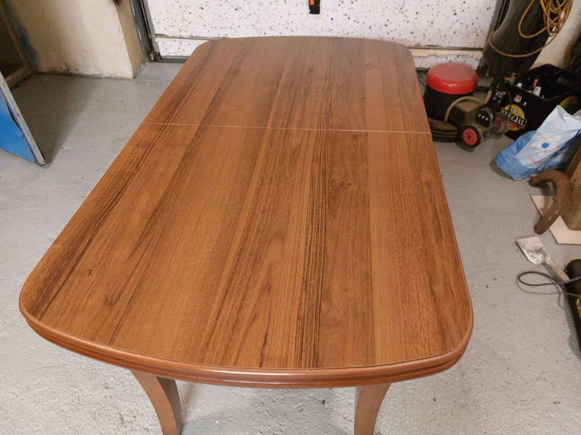 Stół rozkładany drewniane nogi
