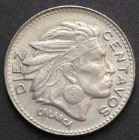 Kolumbia 10 centavos 1966 - indianin - stan 1/2