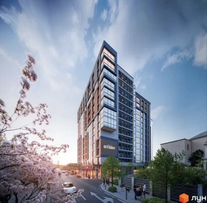 Продається 1 кімнатна в новобудові в центрі