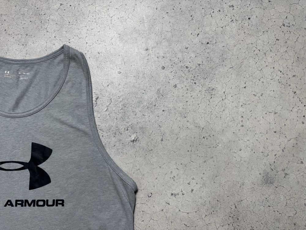 Мужская Майка Under Armour С Большим Логотипом Оригинал Идеал L-XL