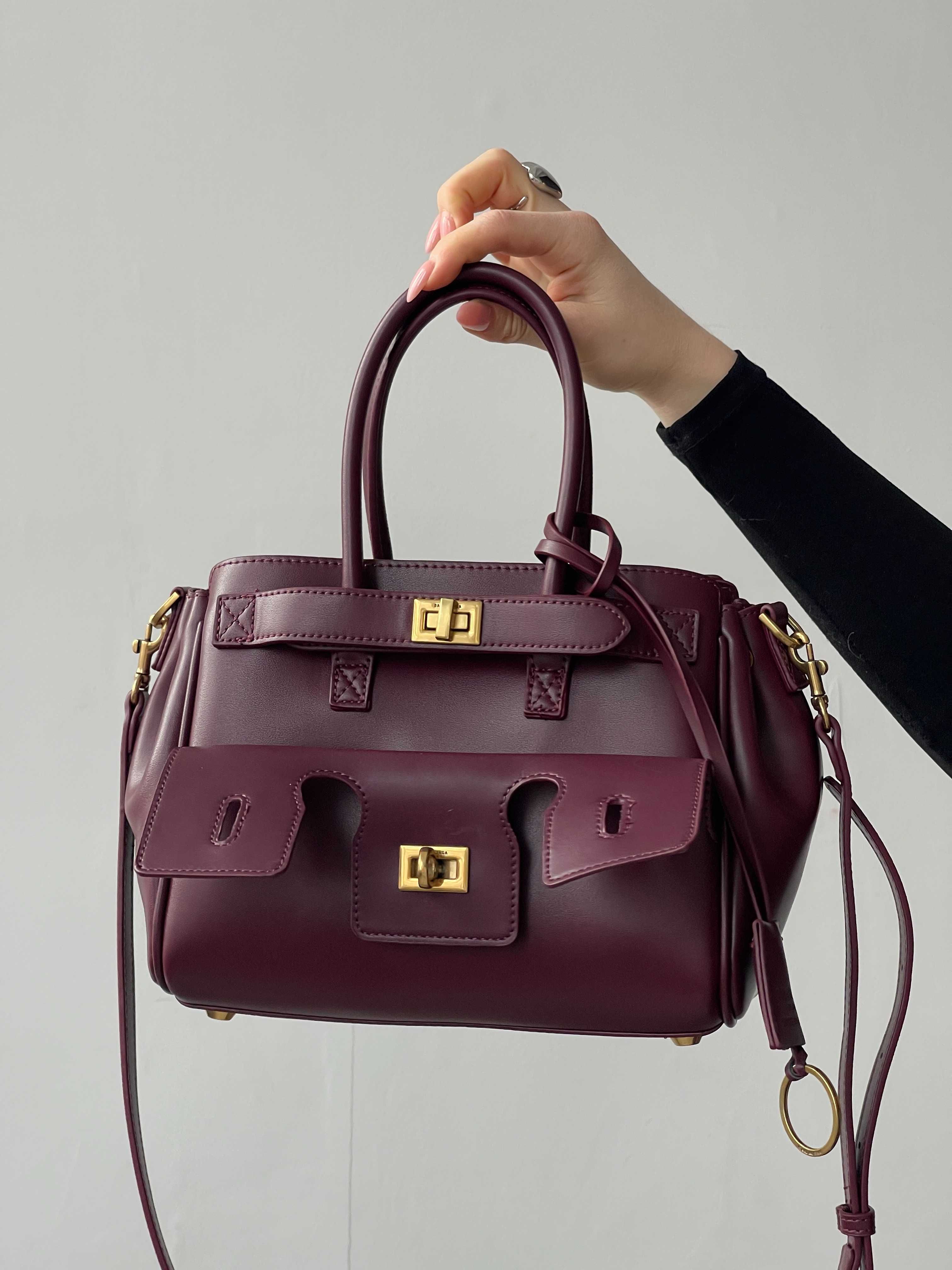 Женская сумка Balenciaga Bel Air черный - Premium
