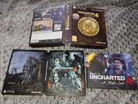 Uncharted 4, PS4, wersja PL, edycja kolekcjonerska, steelbook