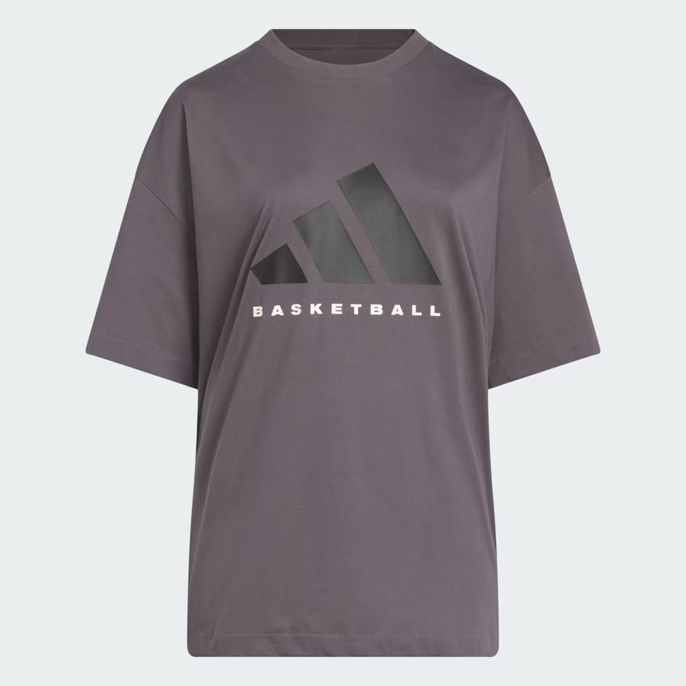 Оригінал!Oversize футболка adidas basketball адідас оверсайз жіноча чо