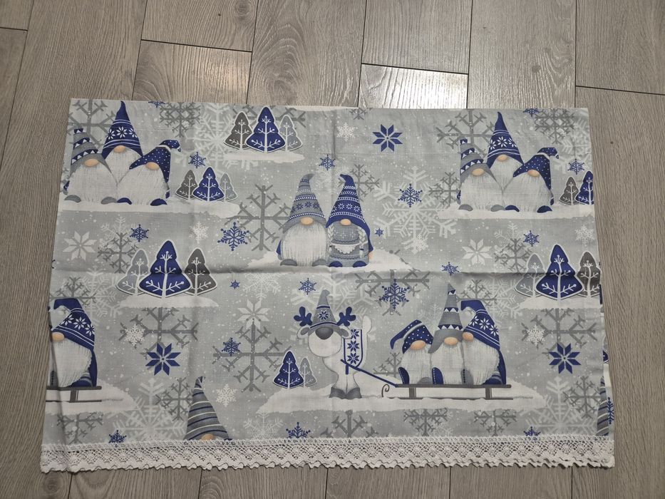 Zadroska firanka świąteczna