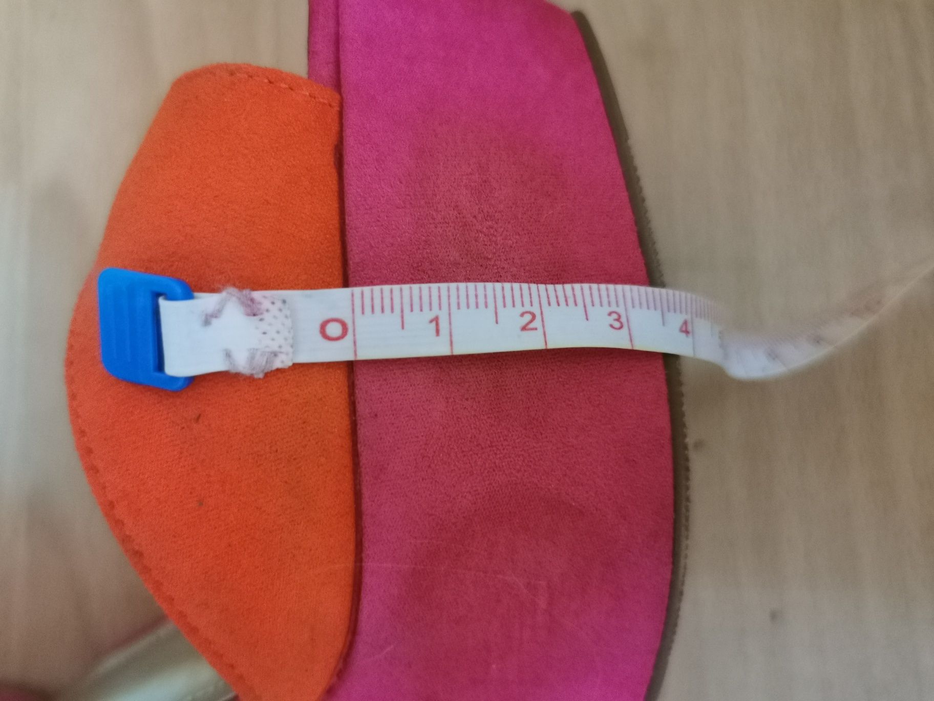 Różowe pomarańczowe platformy sandały damskie buty neonowe centro 38