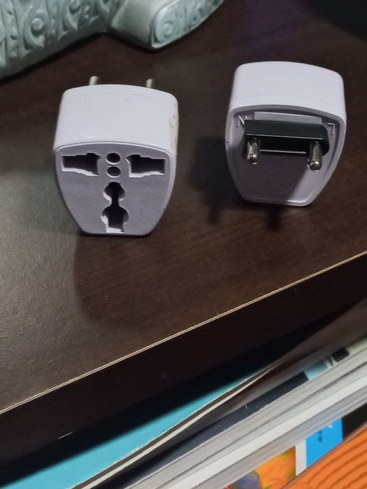 Adaptador de viagem smartphone macho europeu fêmea Uk US AU