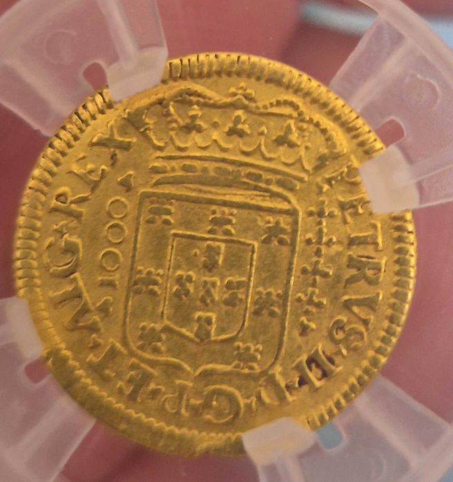 Moeda ouro D. Pedro II- Quartinho ( muito escassa)