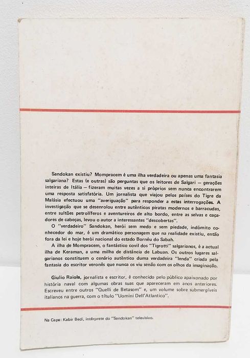 Sandokan - Mito e Realidade, de Giulio Raiola