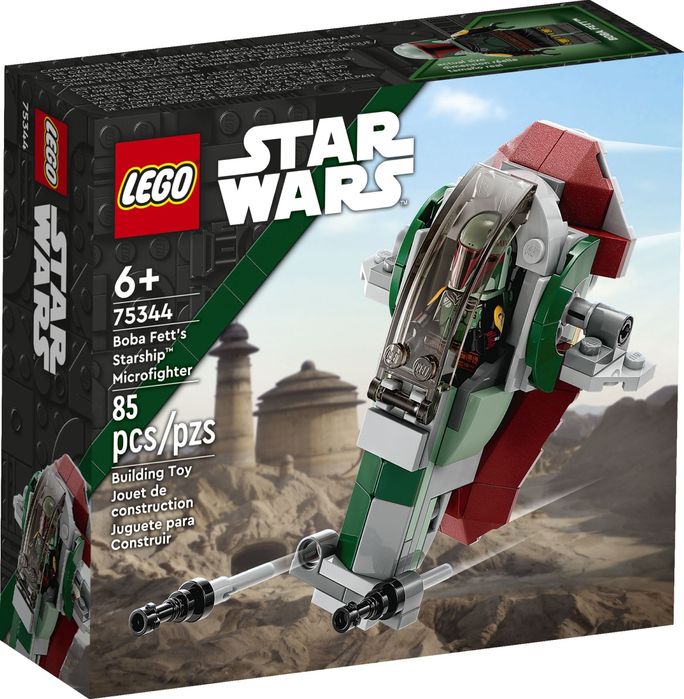 NOWY | LEGO 75344 Star Wars Mikromyśliwiec kosmiczny Boby Fetta