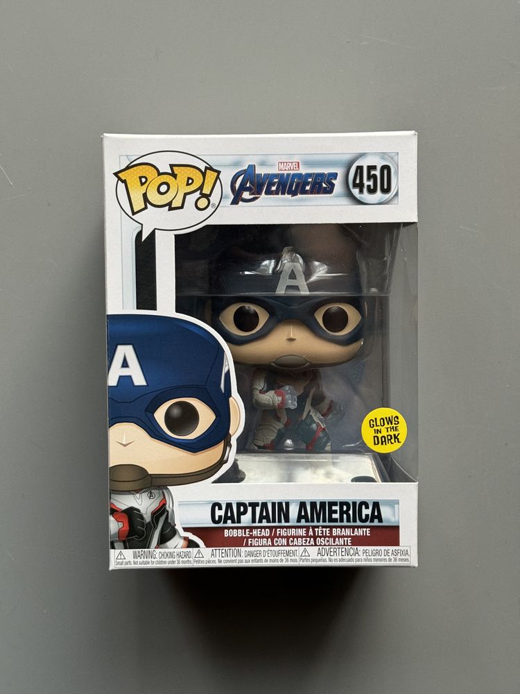 Figurka Funko POP Avengers Endgame Captain America GITD 450