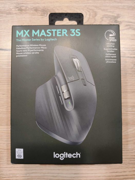 Миша Logitech MX Master 3S Graphite гарантія (тефлонові глайди)
