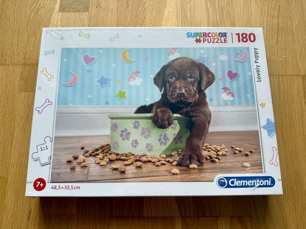 Puzzle puzle pies labrador szczeniak puppy clementoni