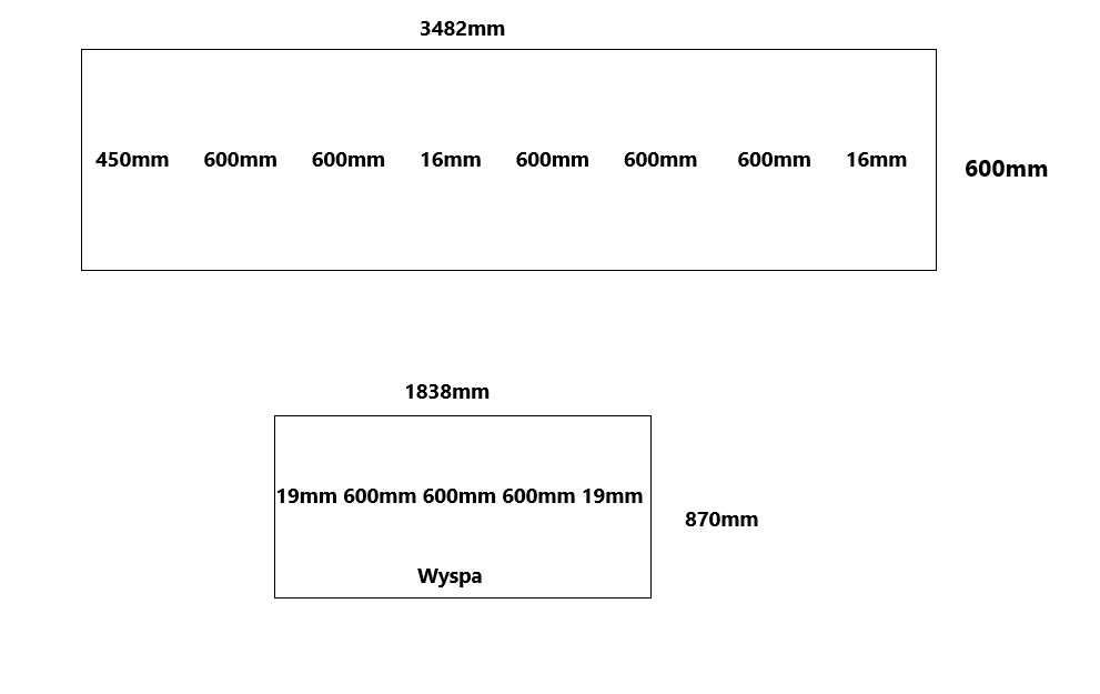 WYPRZEDAŻ EKSPOZYCJI Black Red White- Zestaw kuchenny SOLE L6