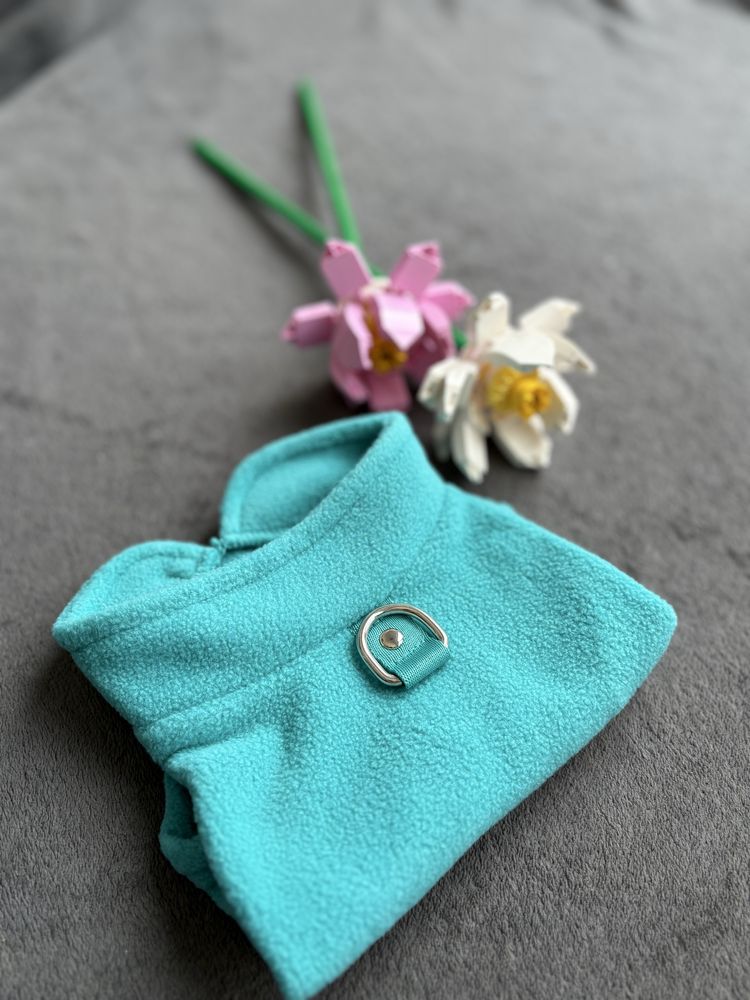 Bluza polarowa r S/M sweter dla psa kota nowa z funkcją uprzęży szelki