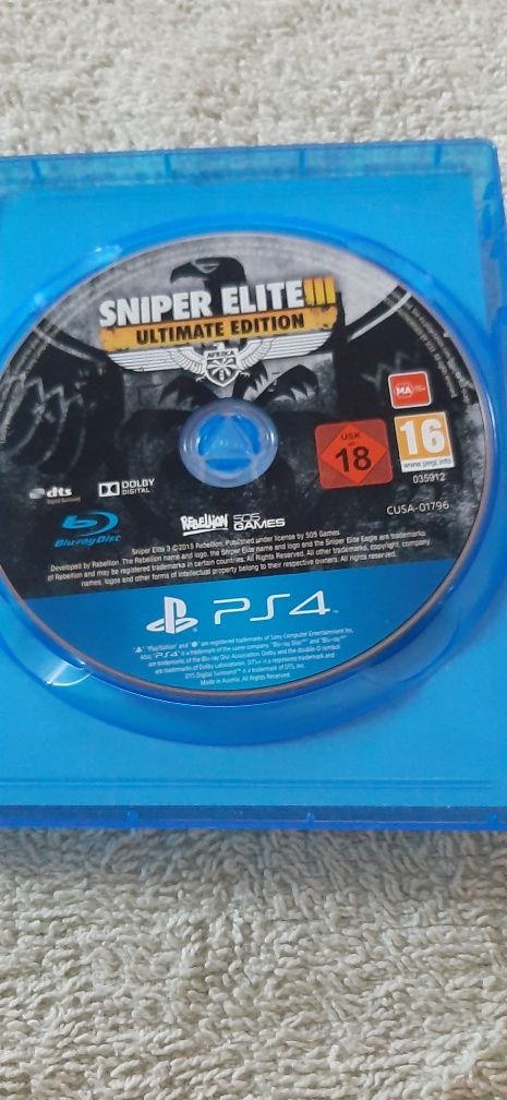 Ps4 gra Sniper Elite 3