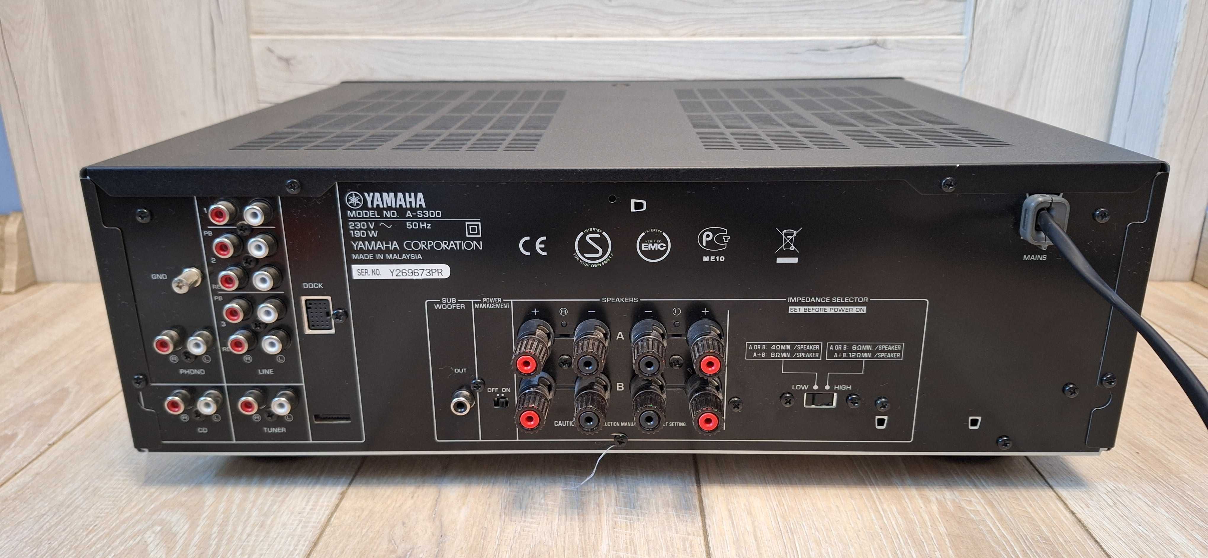 Wzmacniacz YAMAHA A-S300 + Oryginalny PILOT ! 100% Sprawna ! BDB