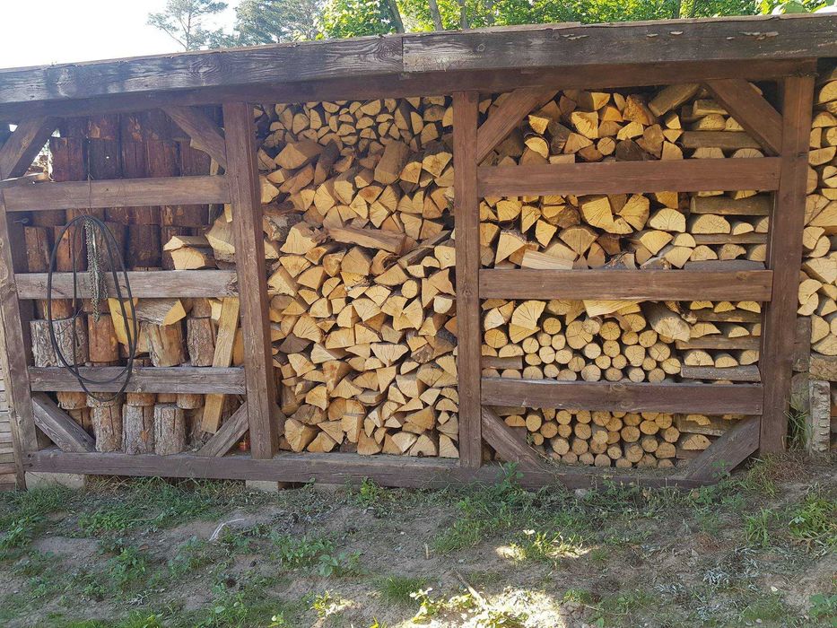 drewno opałowe dowóz gratis brzoza rąbana