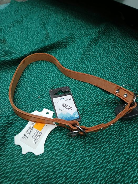 Obroża zaciskowa das lederband 55 cm M