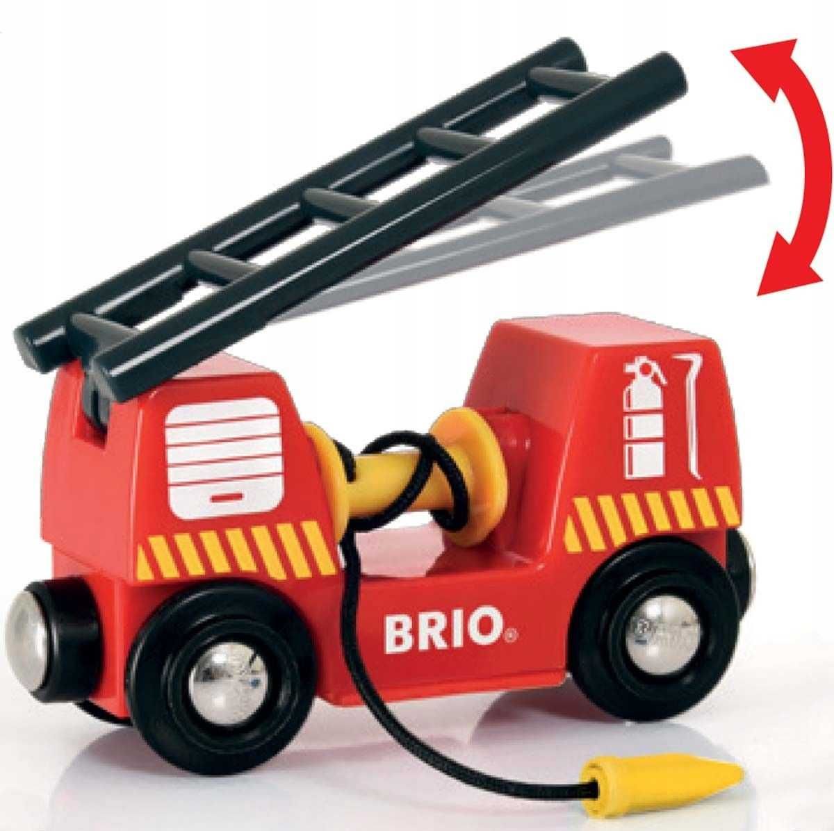 Kolejka pojazd strażacki Brio
