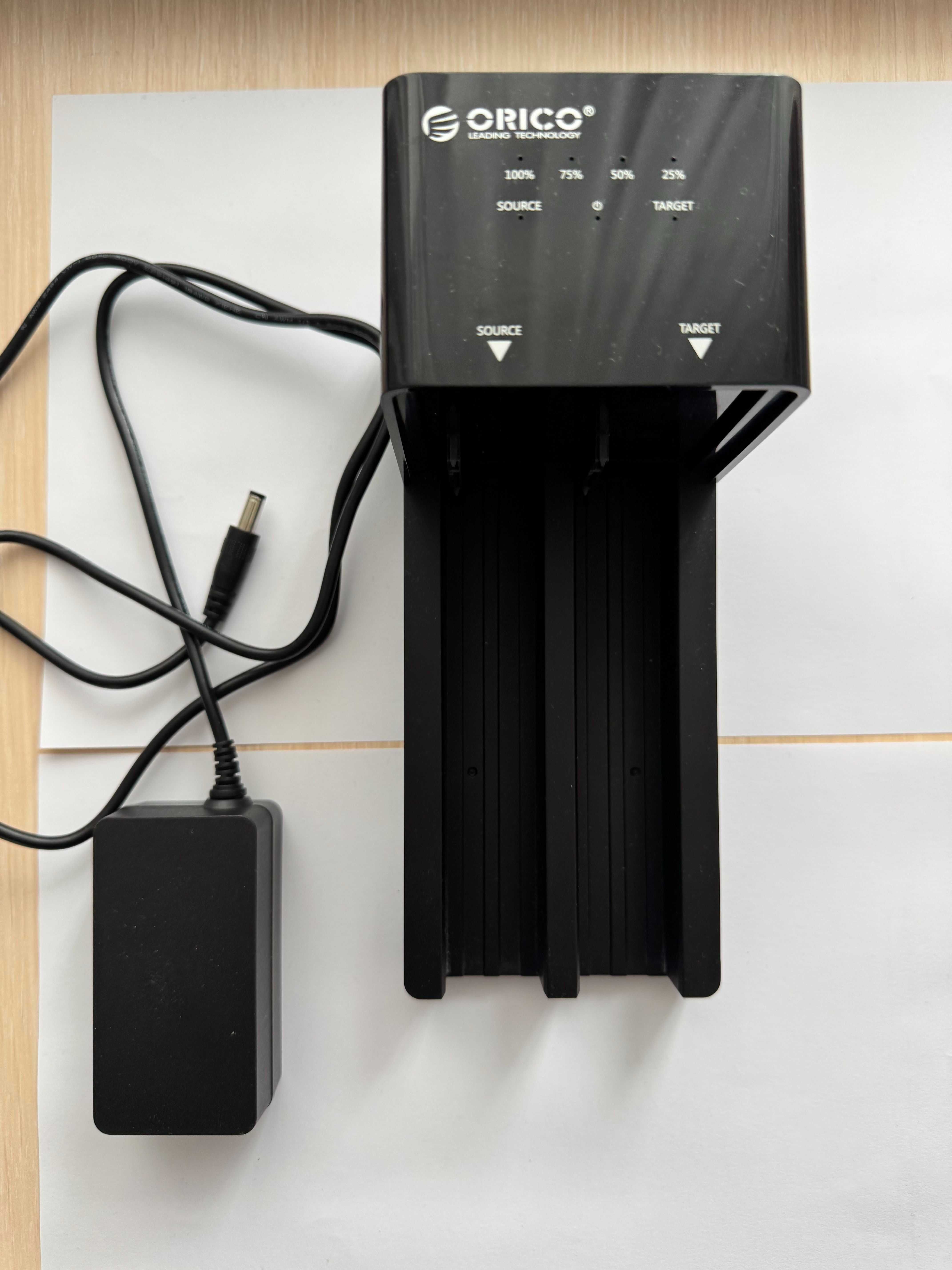 ORICO-6528US3-C двойная док-станция для 2,5 и 3,5 HDD / SSD
