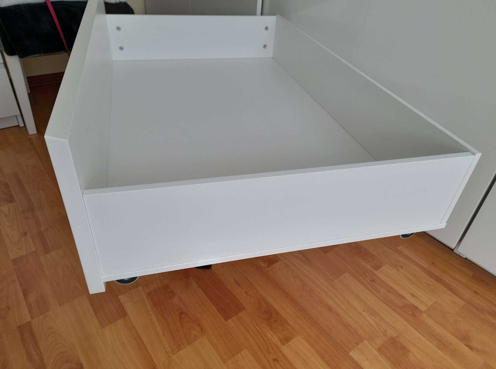 Szuflada pod łóżko - biała - Ikea - 4 szt. 100x62x29 cm. stan b. dobry