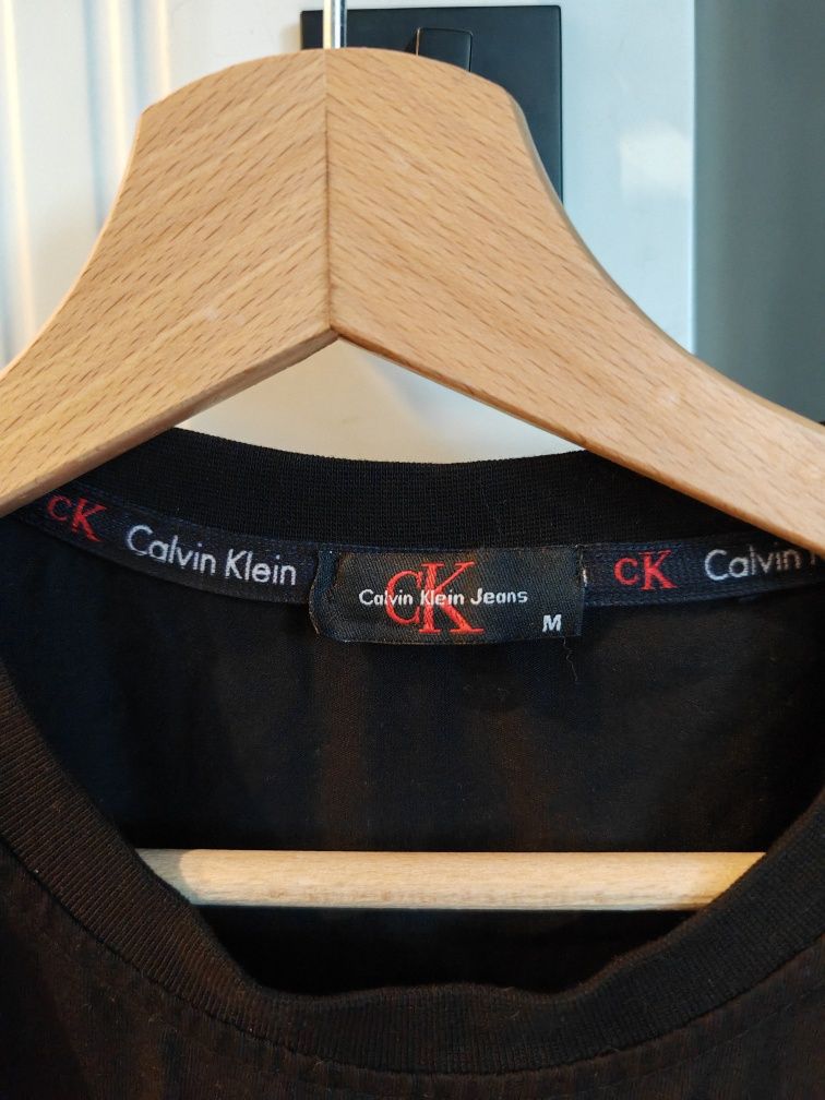 Koszulka calvin klein org m czarna rozmiar m