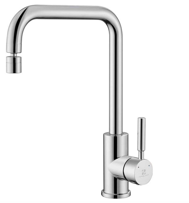 Nowa bateria kuchenna jednouchwytowa, chromowana