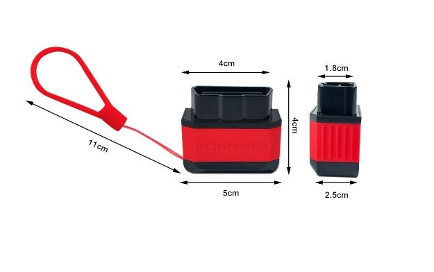 Діагностичний Bluetooth OBD2 сканер ELM327 KONNWEI KW906