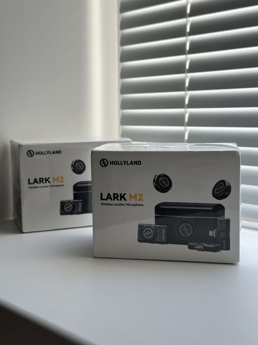 Hollyland Lark M2 Combo петлички, мікрофони, радіосистема