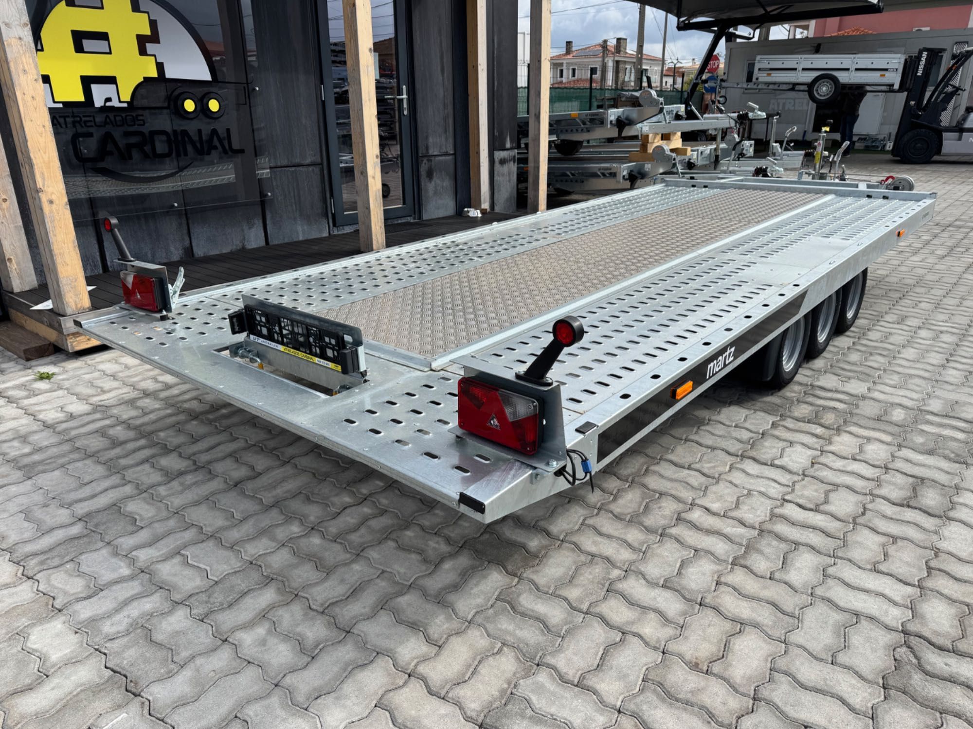 Atrelado MARTZ GT Kippbar 480/3 (3.5T) Basculante hidráulico.