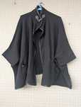 Poncho em malha preto da Parfois