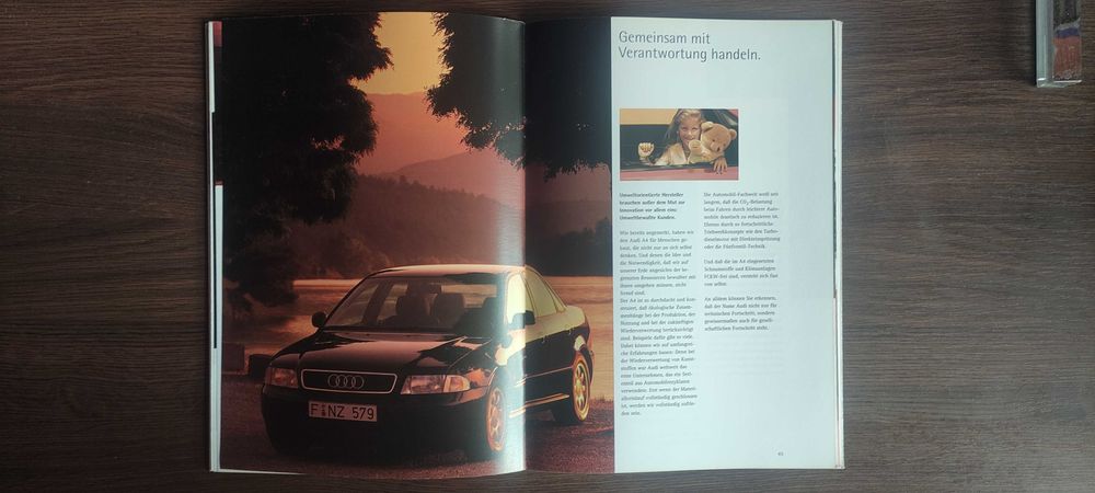 Prospekt Audi A4 B5