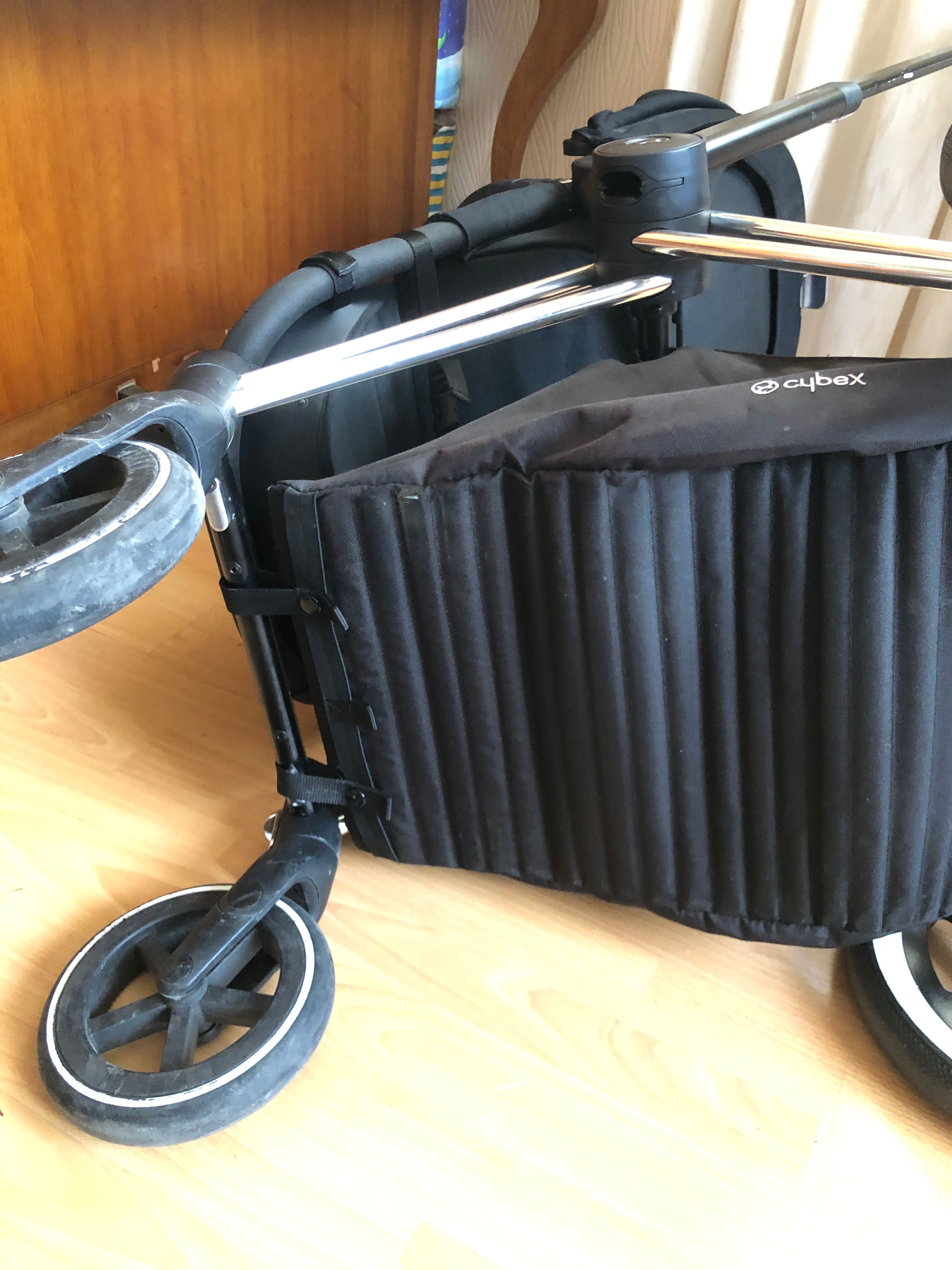 wózek spacerowy gondola Cybex Platinum Priam light 2w1 black + gratisy