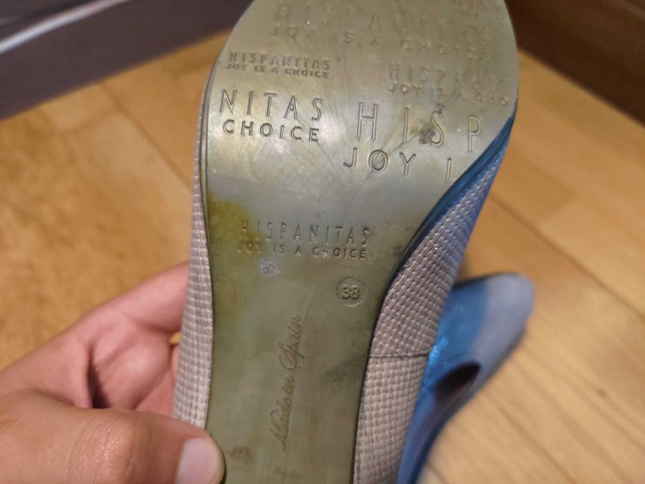 Hispanitas - Sapatos de Salto Alto Cinzentos - Tamanho: 38