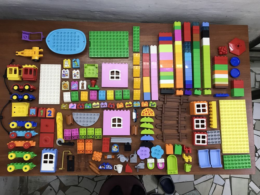 Lego Duplo большой набор ( Лего Дупло, Кубики, Животные )