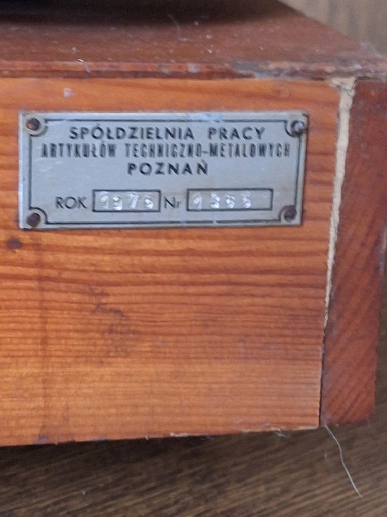 Waga szalkowa laboratoryjna 1kg 1976r