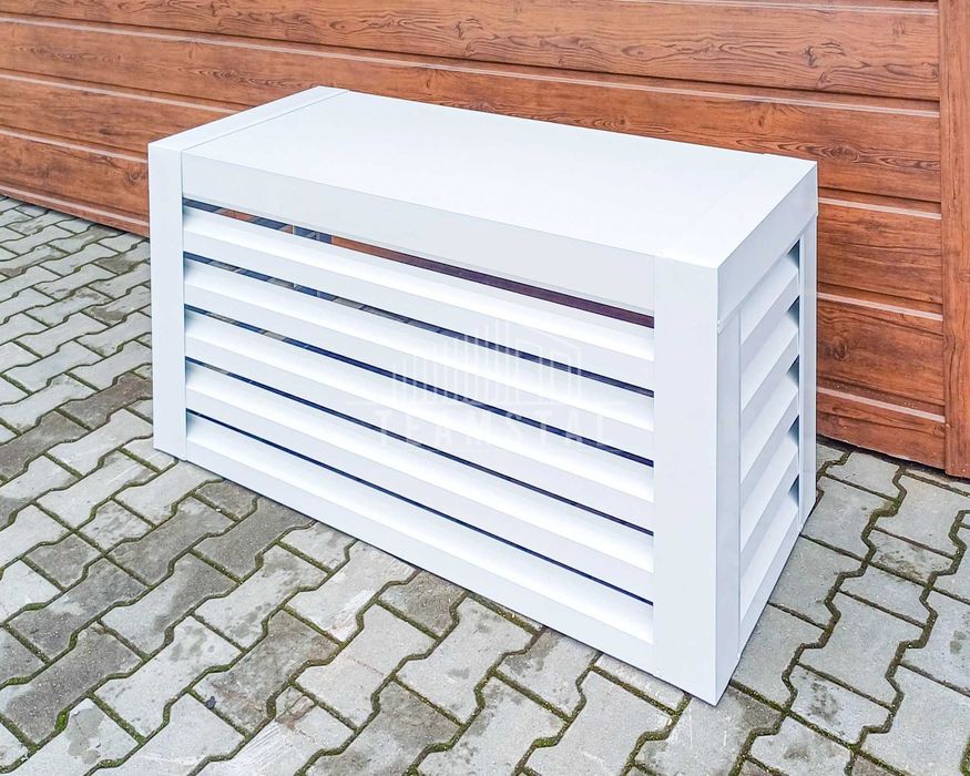 Osłona klimatyzatora 100x40x60cm Biała Zabudowa Klimatyzacji  TS939