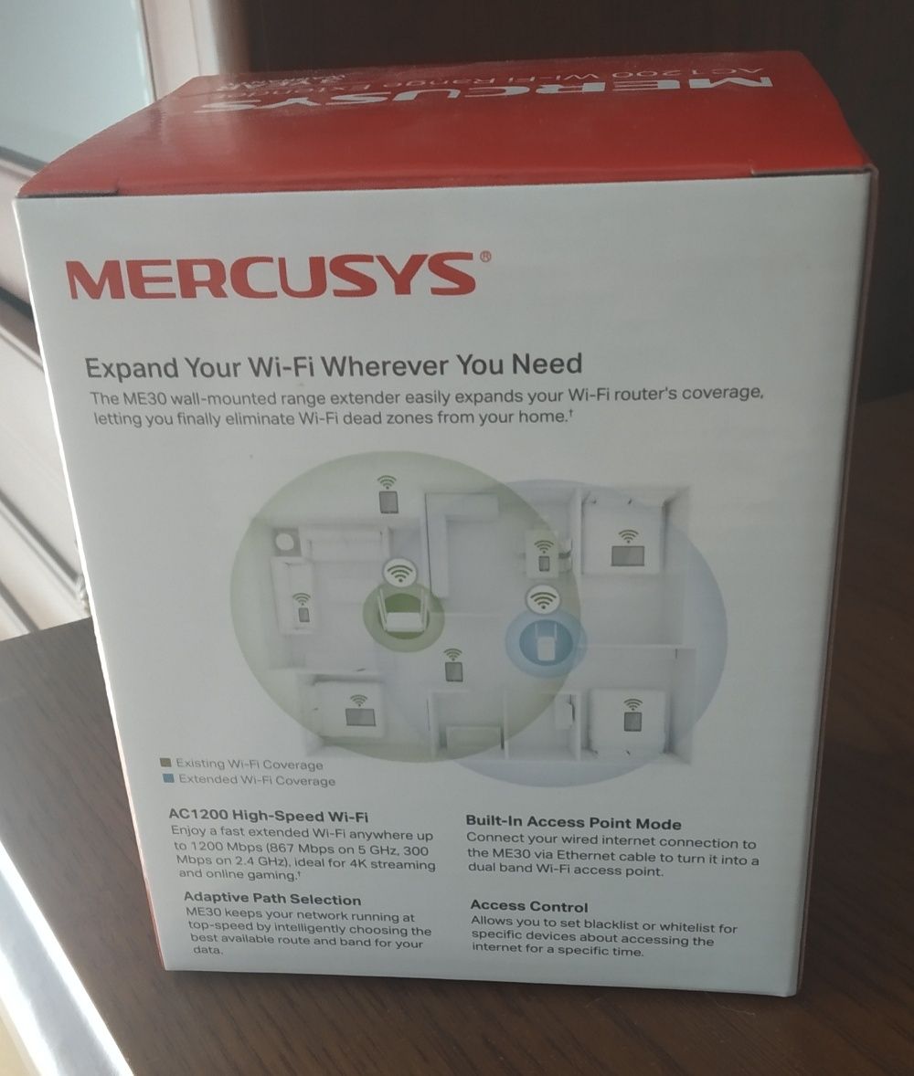 Wzmacniacz sygnału Wifi Mercusys ME30