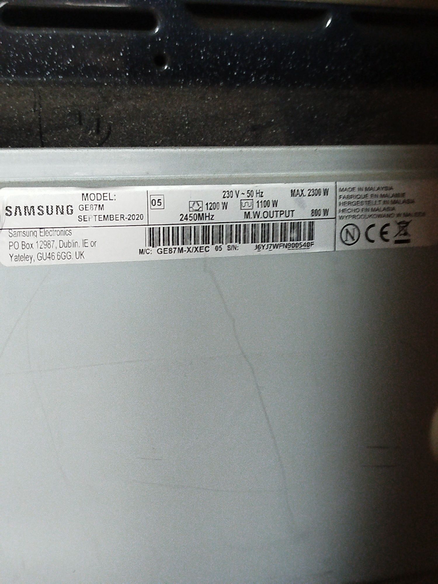 Microondas Samsung