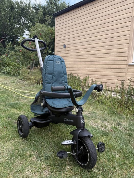 Триколісний велосипед Kinderkraft EasyTwist - Midnight Green