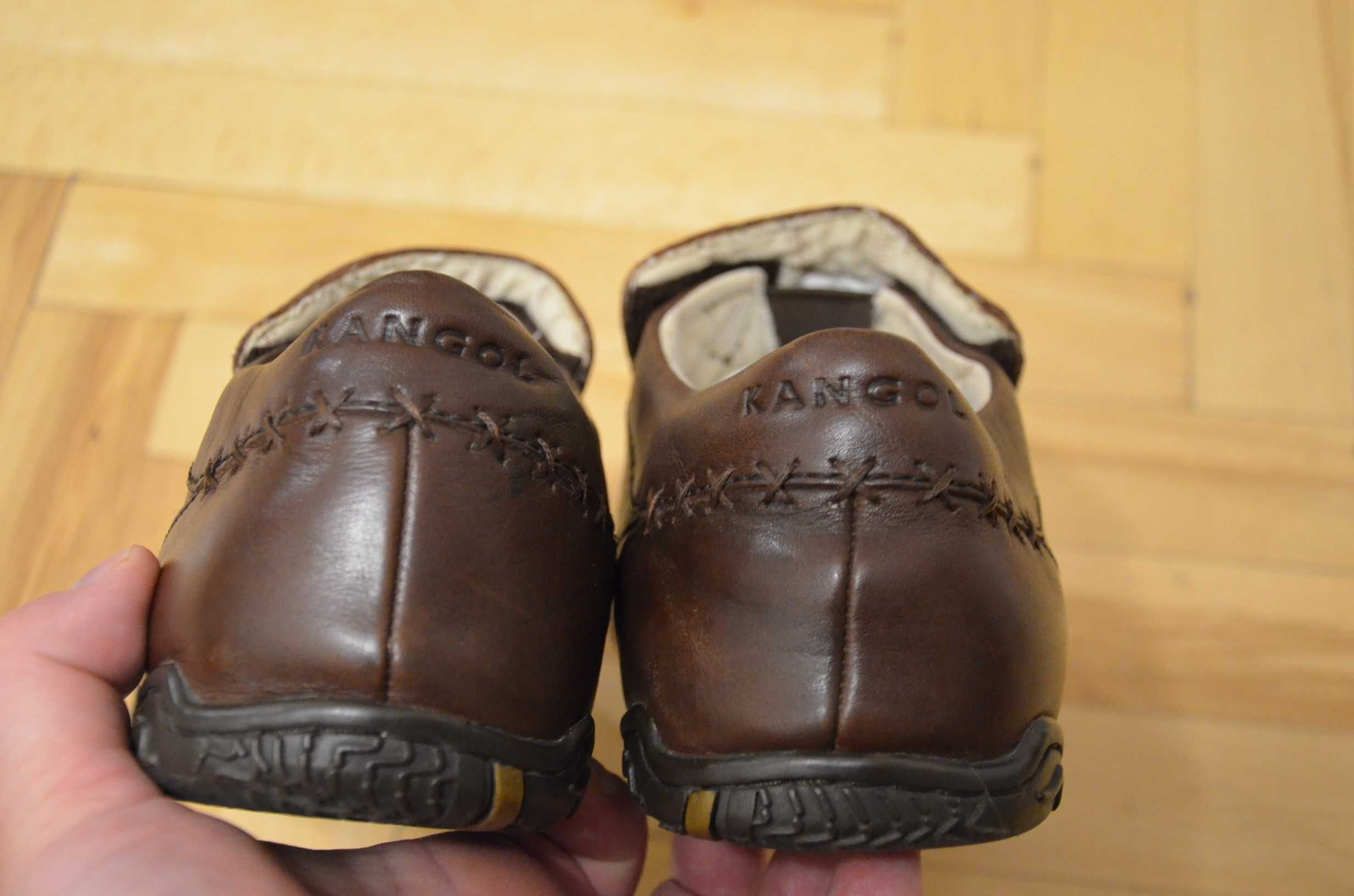 Buty mokasyny casual Kangol UK 10 EU 44 wkł.29 skóra